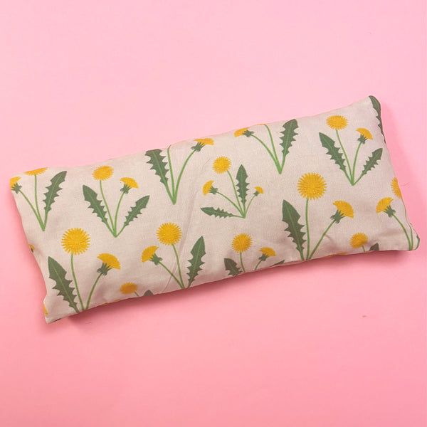 Lavender eye pillow | Dandelion print