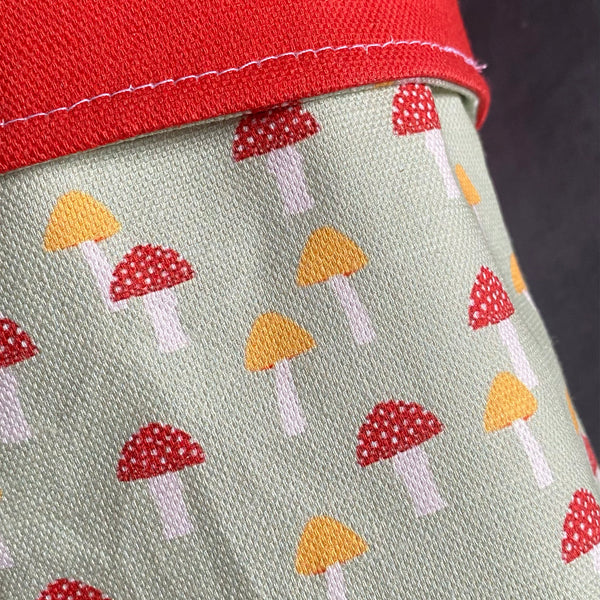 Small Plant cosy or basket | Mushroom print