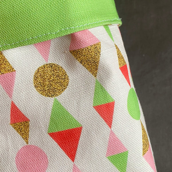 Plant cosy or basket | Geometric shapes print