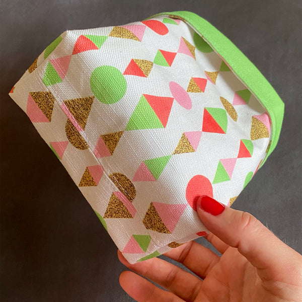Plant cosy or basket | Geometric shapes print