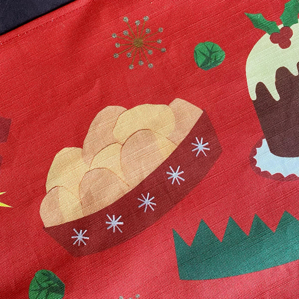 Christmas dinner table runner | double sided