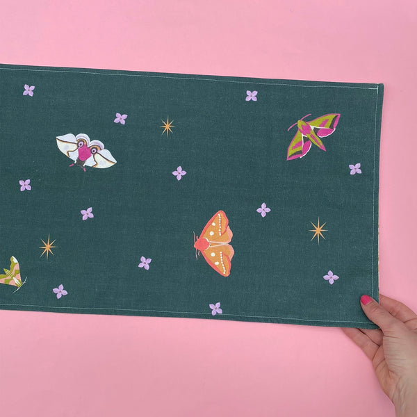 Midsummer night table runner | double sided