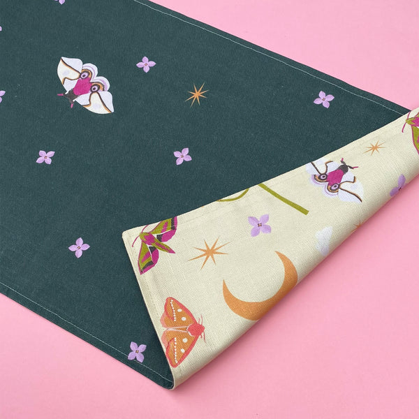 Midsummer night table runner | double sided