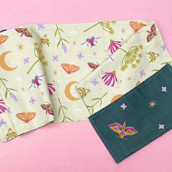 Midsummer night table runner | double sided