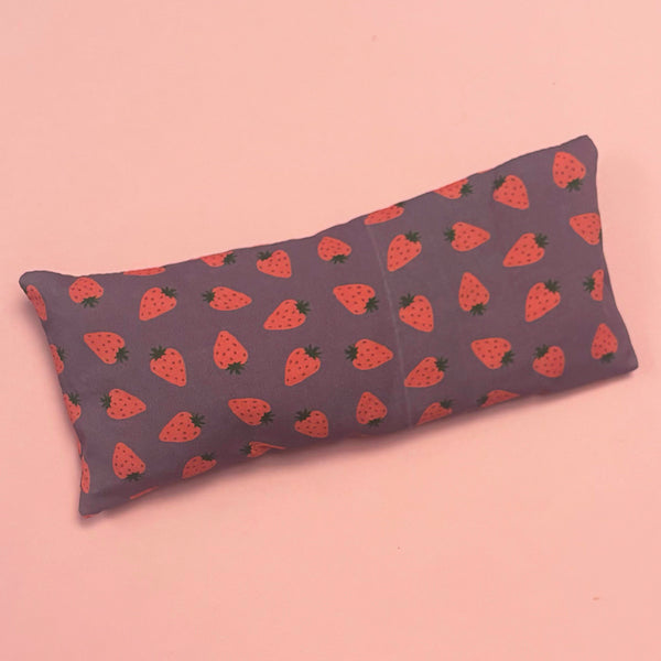 Lavender eye pillow | Strawberry print