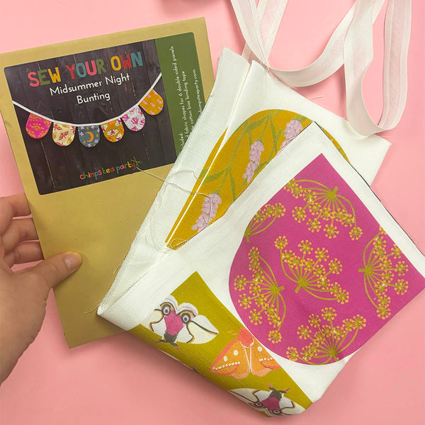 Sewing project | Midsummer night bunting | make your own