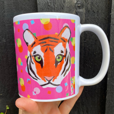 SAMPLES | pink tiger mug