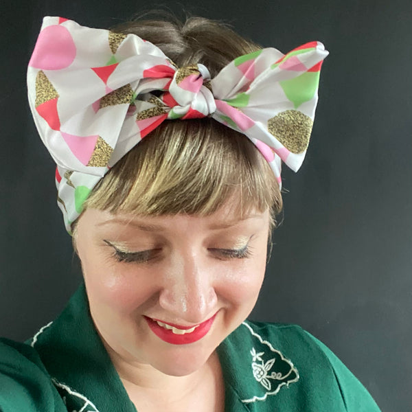 Geometric Hair Scarf