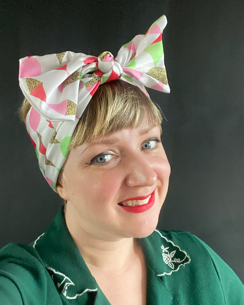 Geometric Hair Scarf