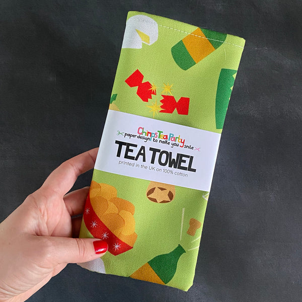 Christmas Dinner Tea Towel