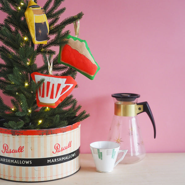 Diner Christmas Tree Decorations | Single or set of 3