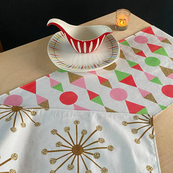 Festive table runner | double sided