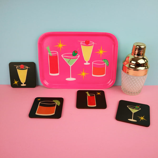 Atomic Cocktail Tray