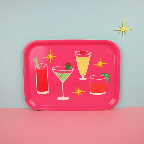 Atomic Cocktail Tray