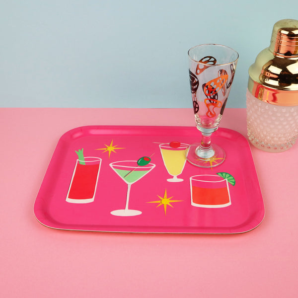 Atomic Cocktail Tray