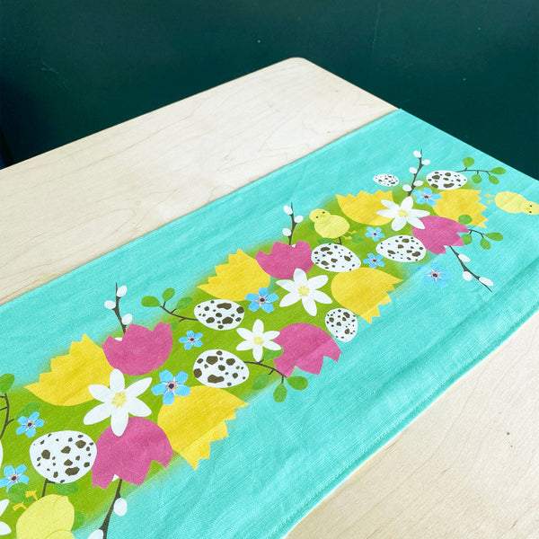 Made to order | Easter & Spring table runner | double sided