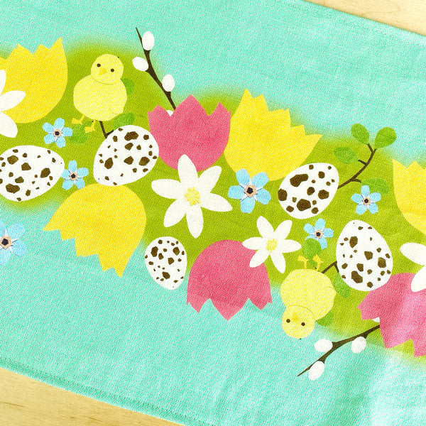 Made to order | Easter & Spring table runner | double sided