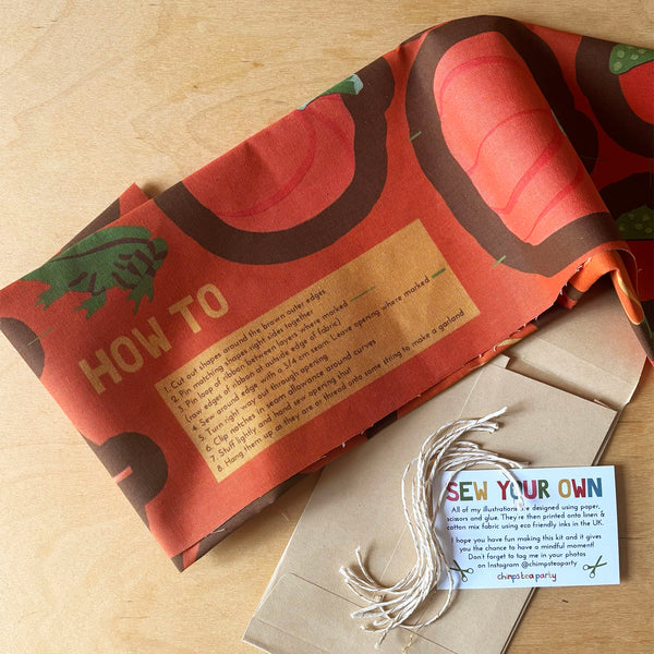 The Autumn joy box - Sew your own decoration kit with seasonal treats