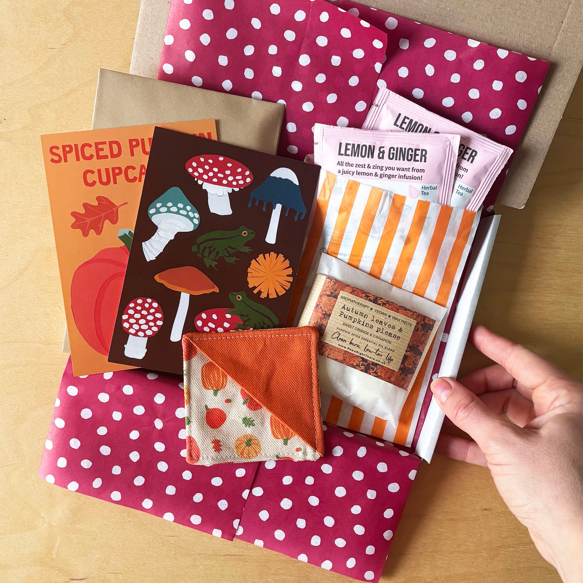 The Autumn joy box - Sew your own decoration kit with seasonal treats