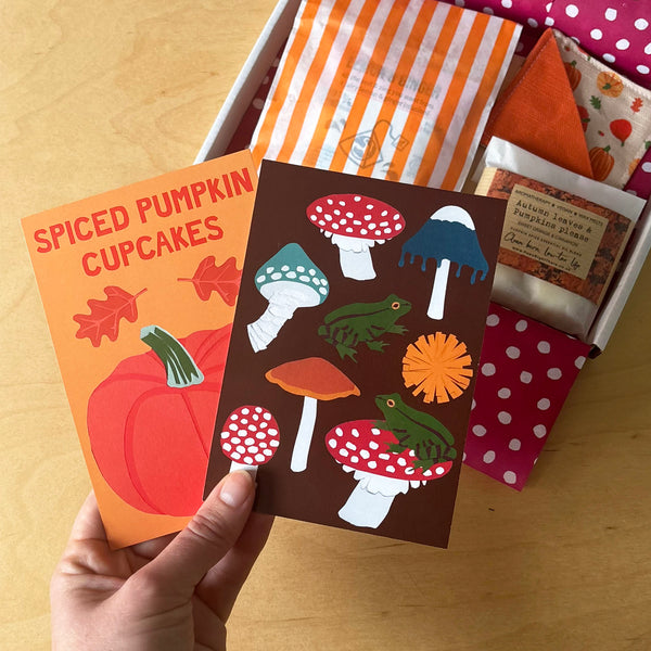 The Autumn joy box - Sew your own decoration kit with seasonal treats