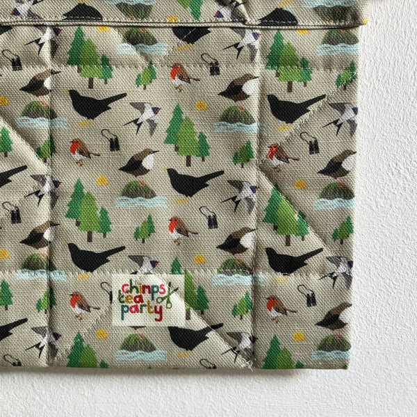 Mini quilt wall hanging | Bird watcher