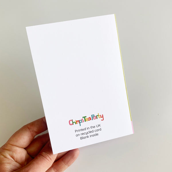 'Got you something' Card | Cat with mouse | Recycled