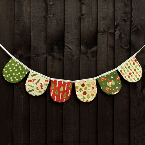 Festive Christmas bunting