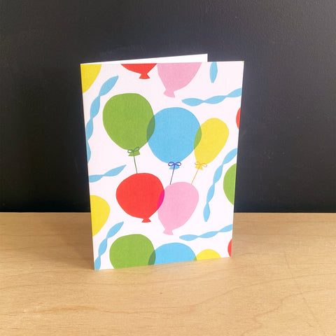 Birthday Card | Balloons | Recycled