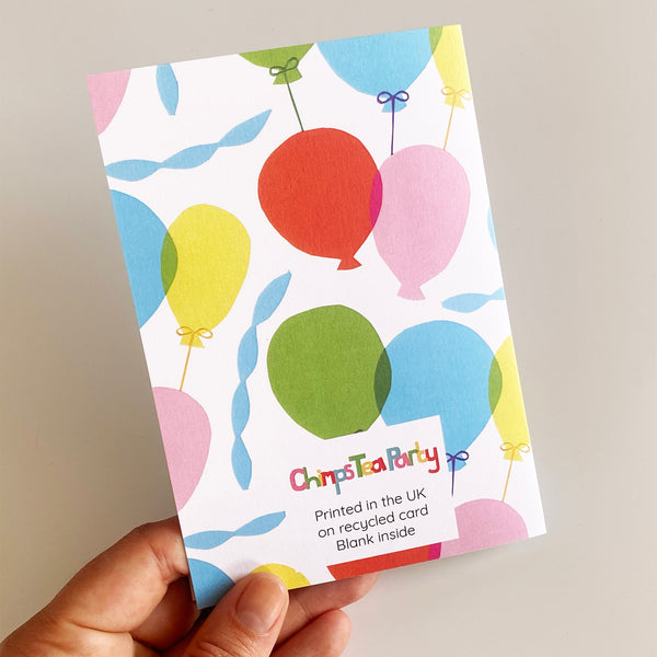 Birthday Card | Balloons | Recycled