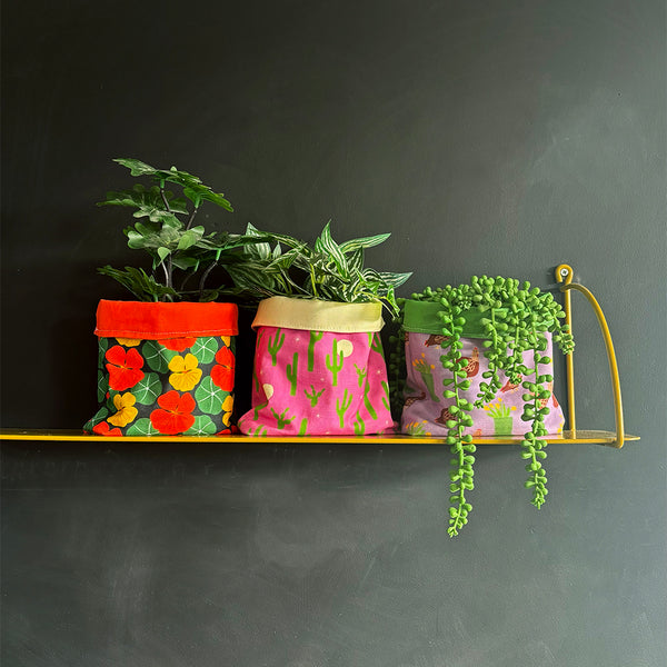 Plant cosy or basket | Chicken print