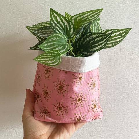 Plant cosy or basket | Starburst print