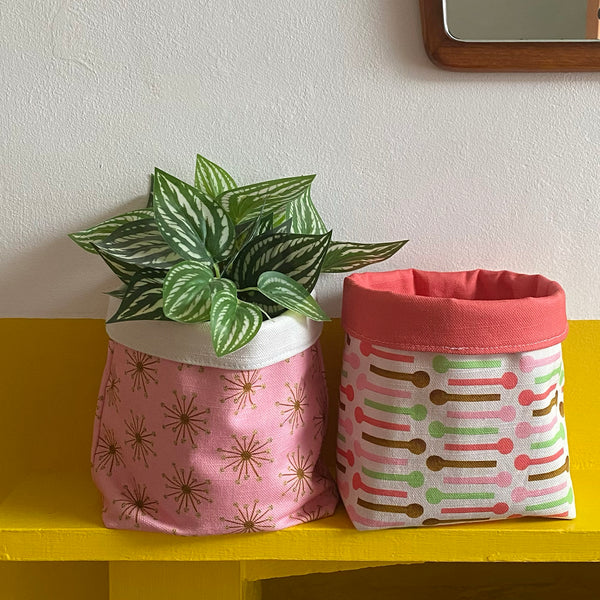Plant cosy or basket | Starburst print