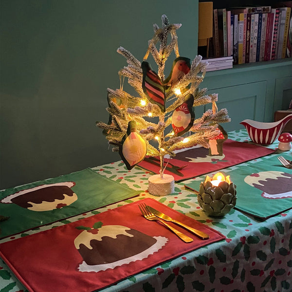 Christmas Holly Tablecloth