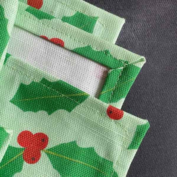 Made to order | Holly berry Christmas tablecloth