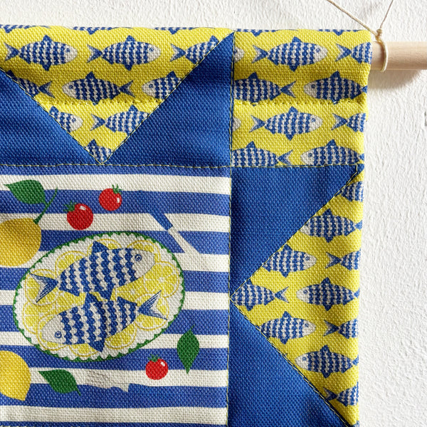 Mini quilt wall hanging | Fresh Fish