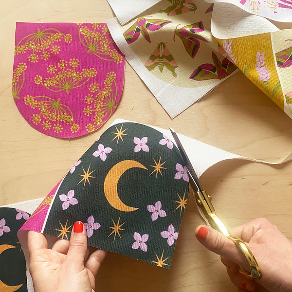 Celebrate the seasons gift box - Midsummer Night - Sew your own bunting