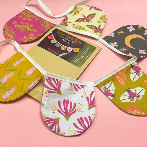 Sewing project | Midsummer night bunting | make your own