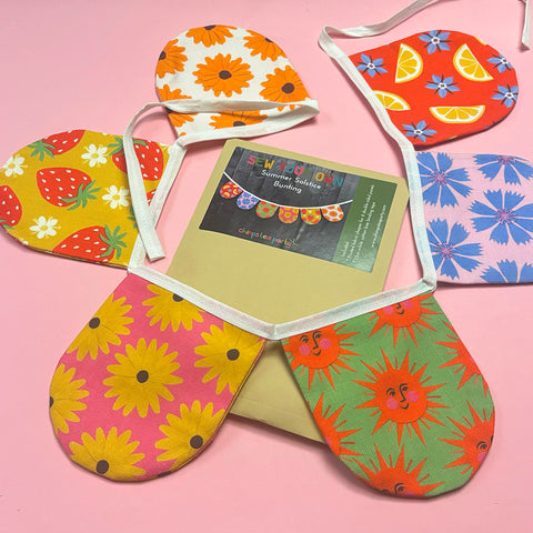 Summer solstice bunting | sewing project | make your own