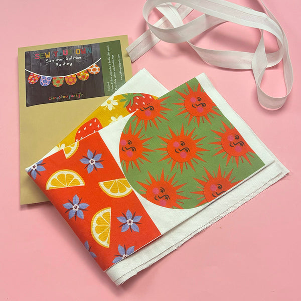 Summer solstice bunting | sewing project | make your own