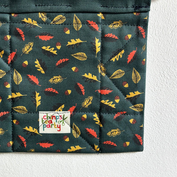 Mini quilt wall hanging | Sleepy hibernating bear