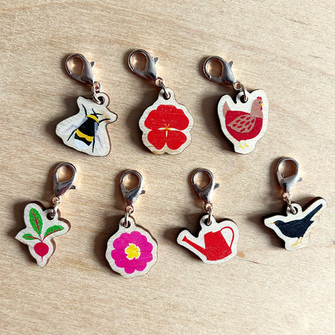 'Simple joy' charms - Garden selection