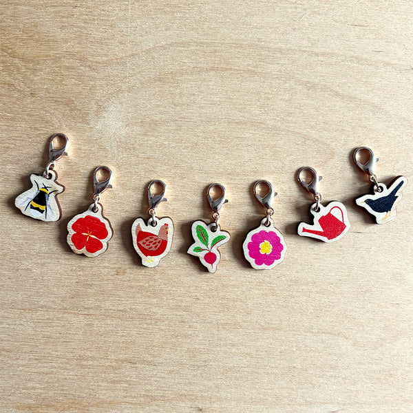 'Simple joy' charms - Garden selection