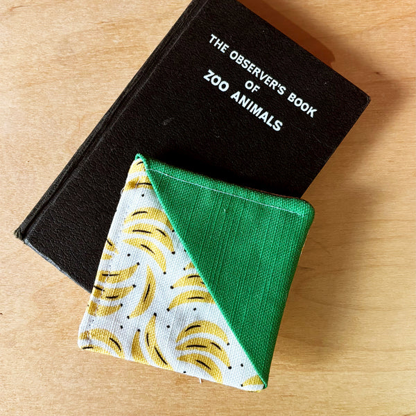 Fabric bookmark | Bananas
