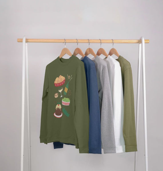 Christmas dinner men's jumper