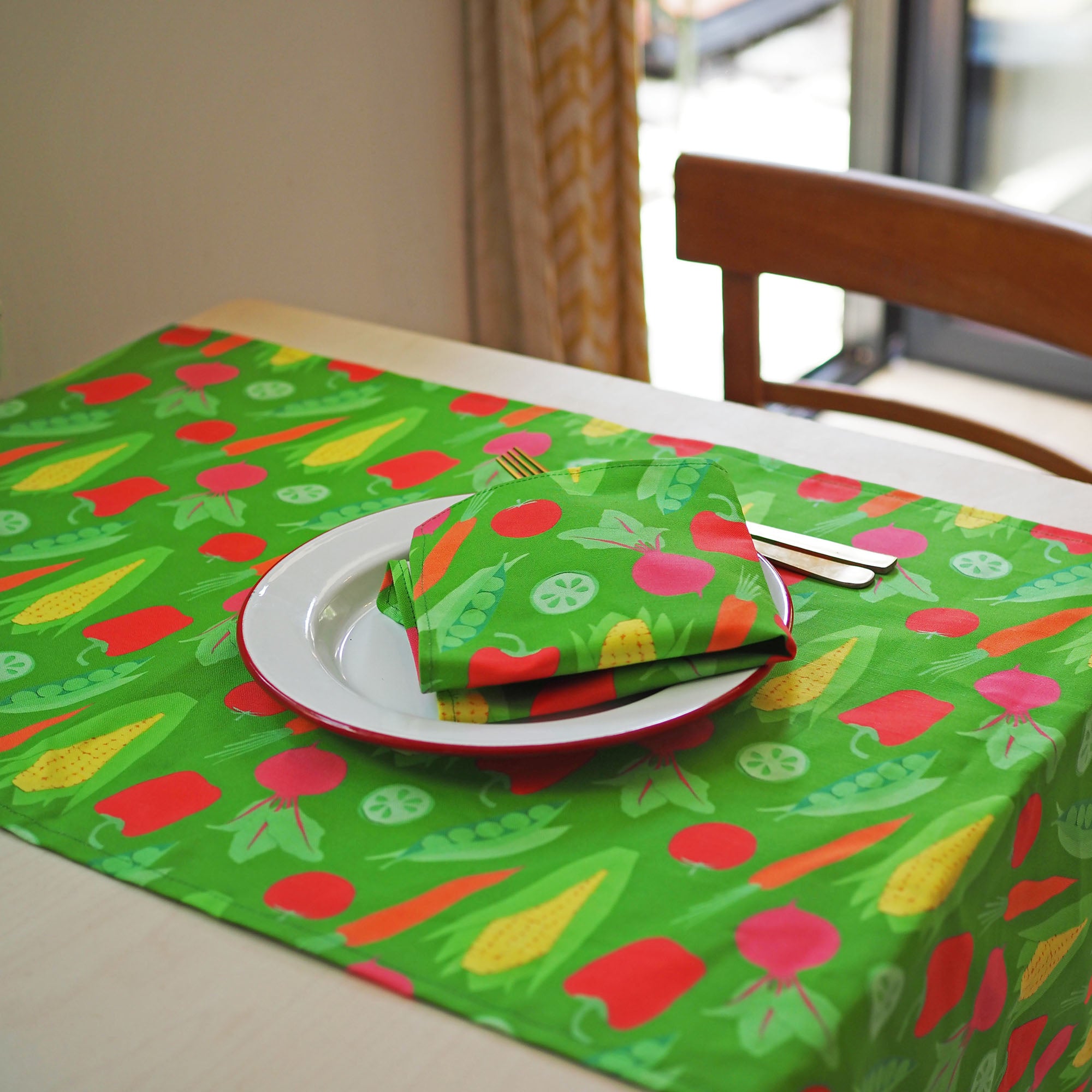 Vegetable Table Runner