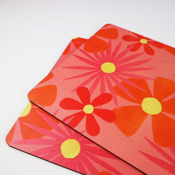 Flower Power Placemats | Set of 2 or 4