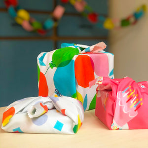 End of Line | Fabric Gift Wrapping | Pack of 3 | Furoshiki