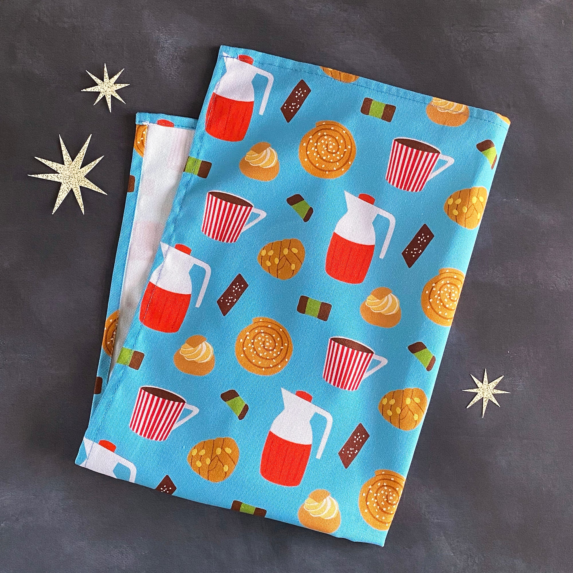 Fika Coffee & Cake Tea Towel