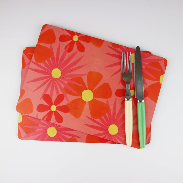 Flower Power Placemats | Set of 2 or 4