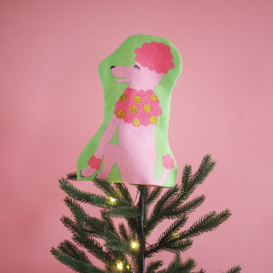 Poodle Christmas Tree Topper
